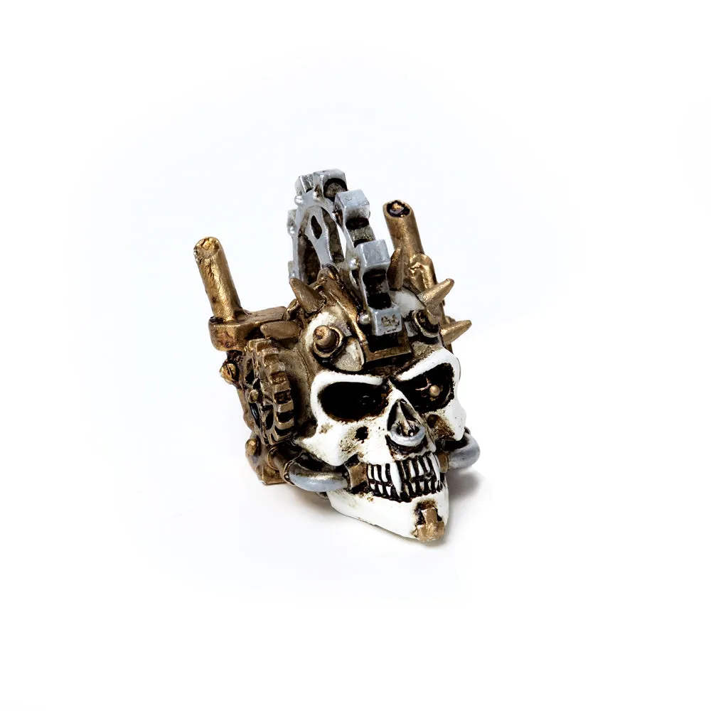 1.5" Miniature Skull Statue - Steamhead