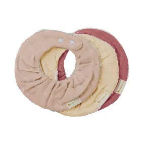 3-Pack Rüschenlätzchen Dusty Rose Mix