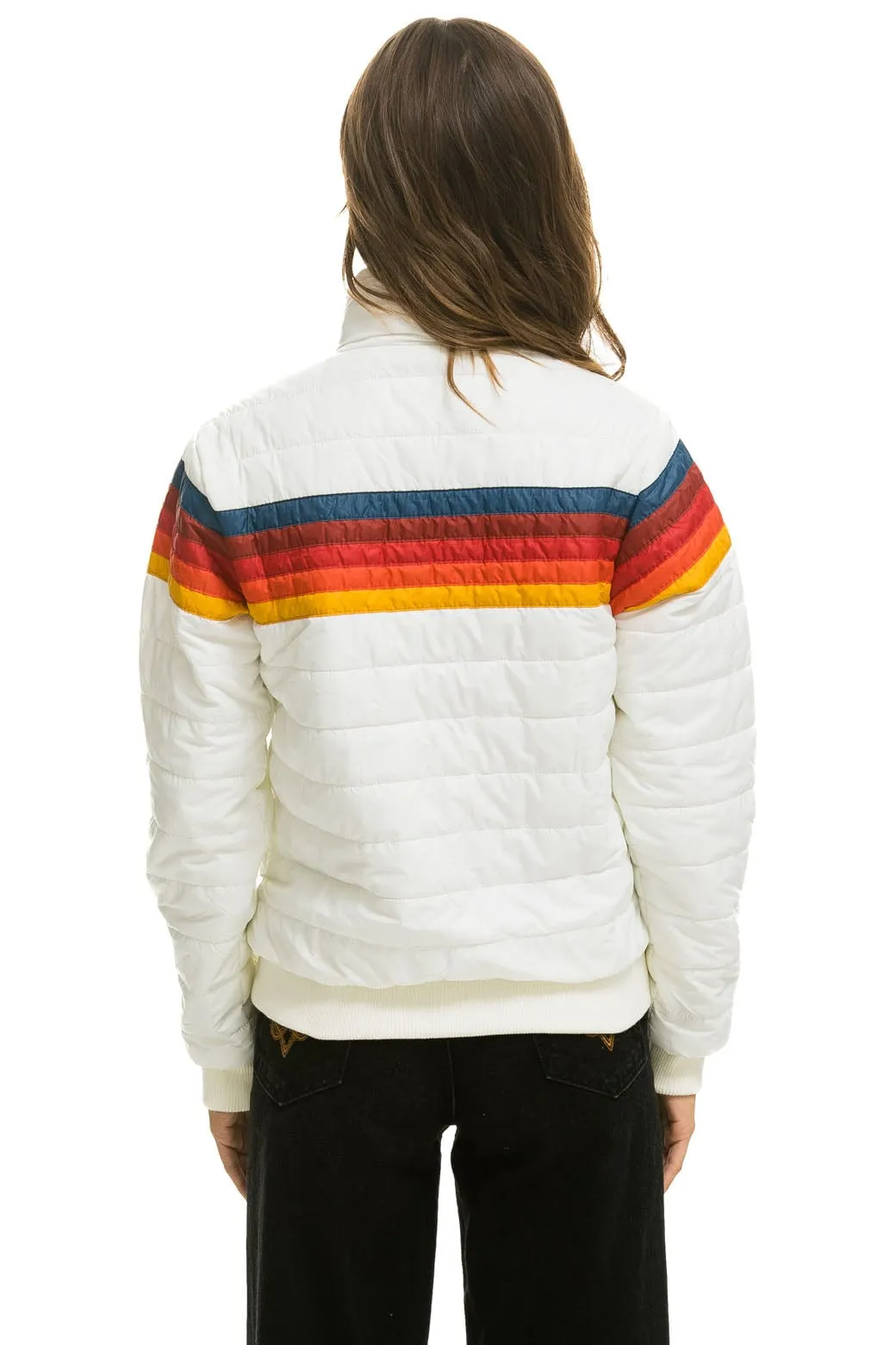 5 STRIPE JACKET - WHITE