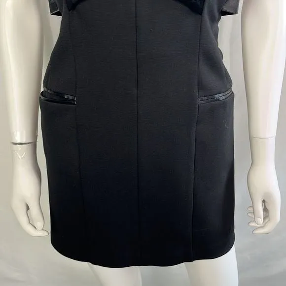 Alexander Wang Black Tuxedo Dress