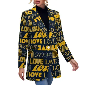 All Over Print Women&#039;s Blazer Women's casual suit