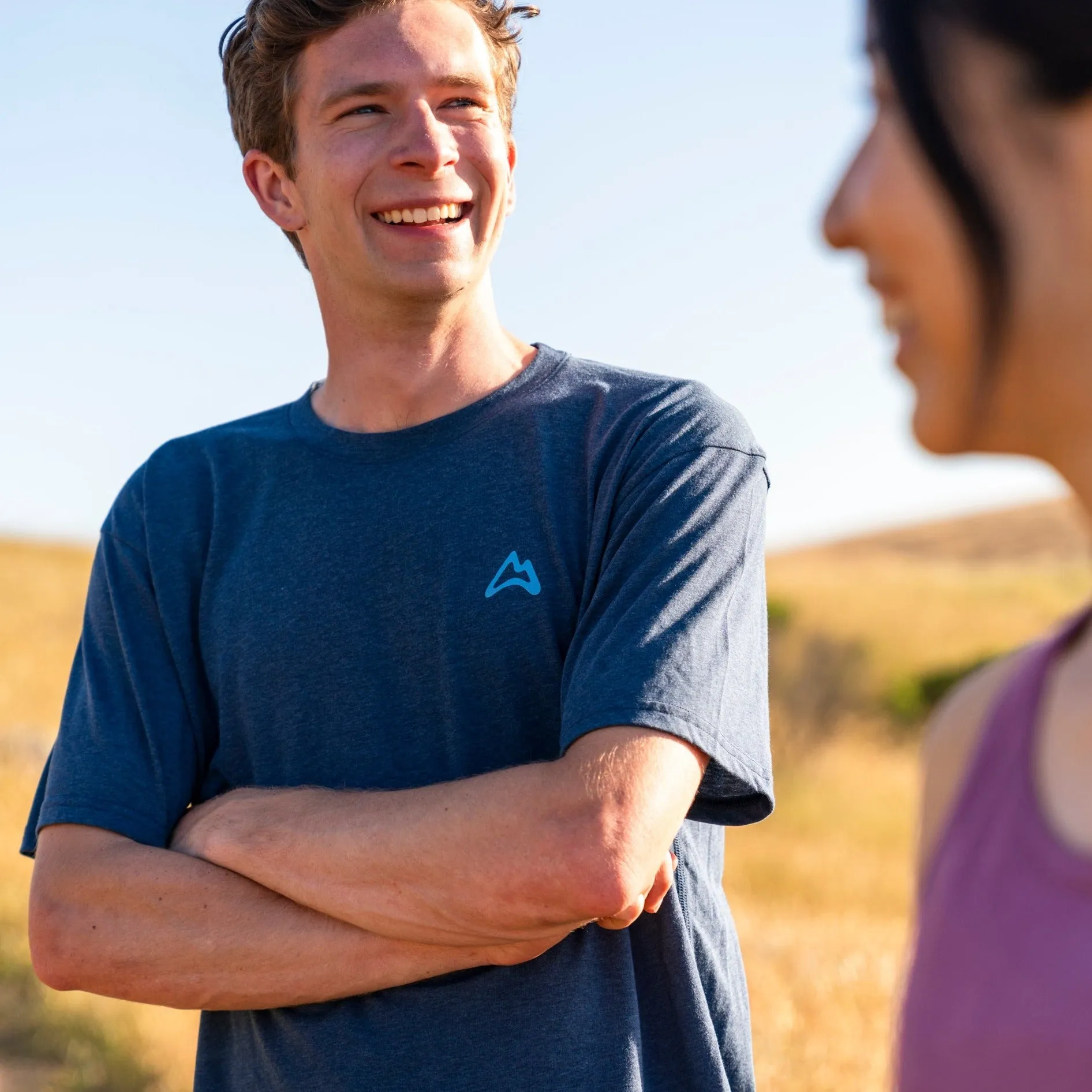 AllTrails × Stio Men's Divide Essential Tee - Mountain Shadow