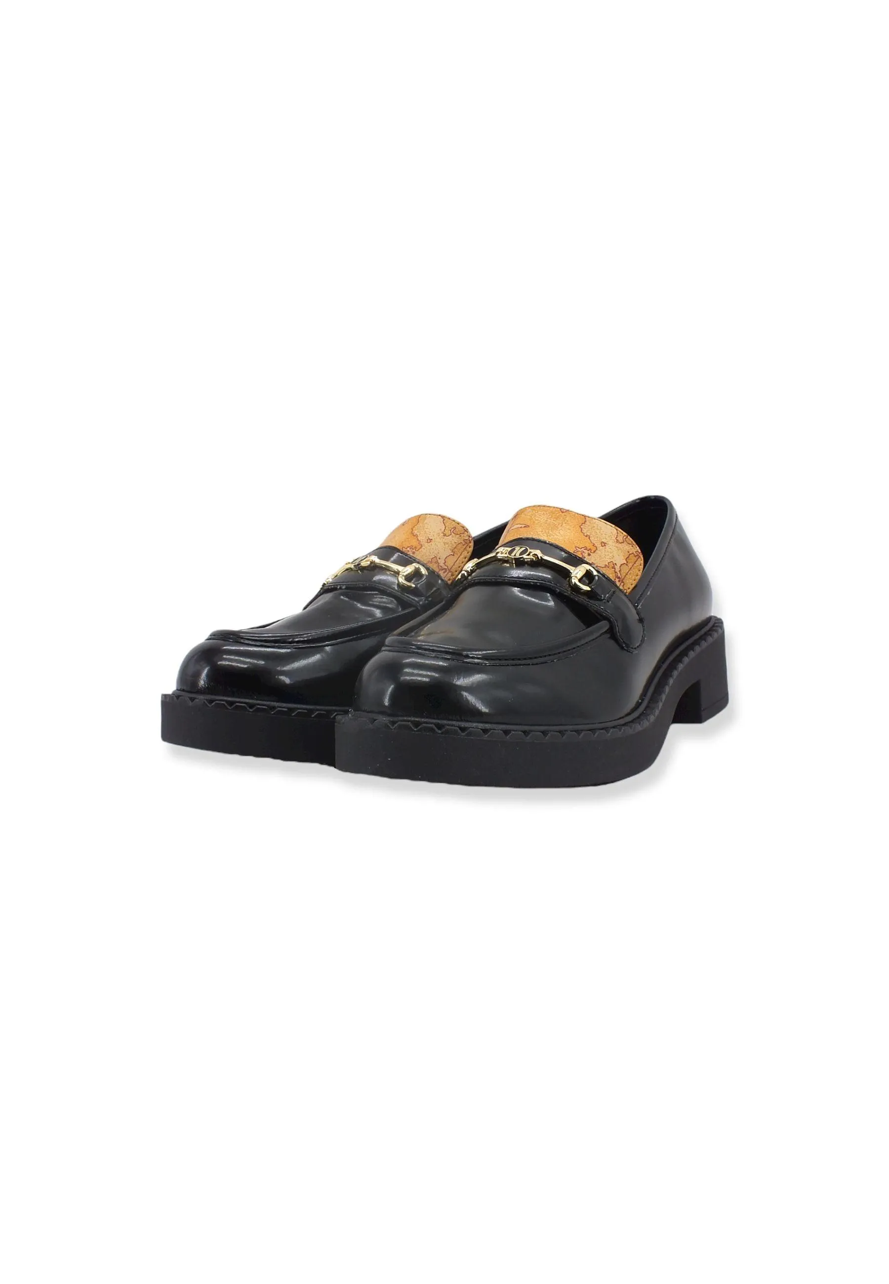 ALVIERO MARTINI 1A CLASSE Mocassino Pelle Donna Black Z0305-499B