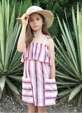 Anthem of the Ants Garden Dress in Stripe