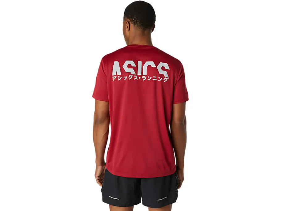 Asics Top Katakana SS 2011A813 602 burgundy