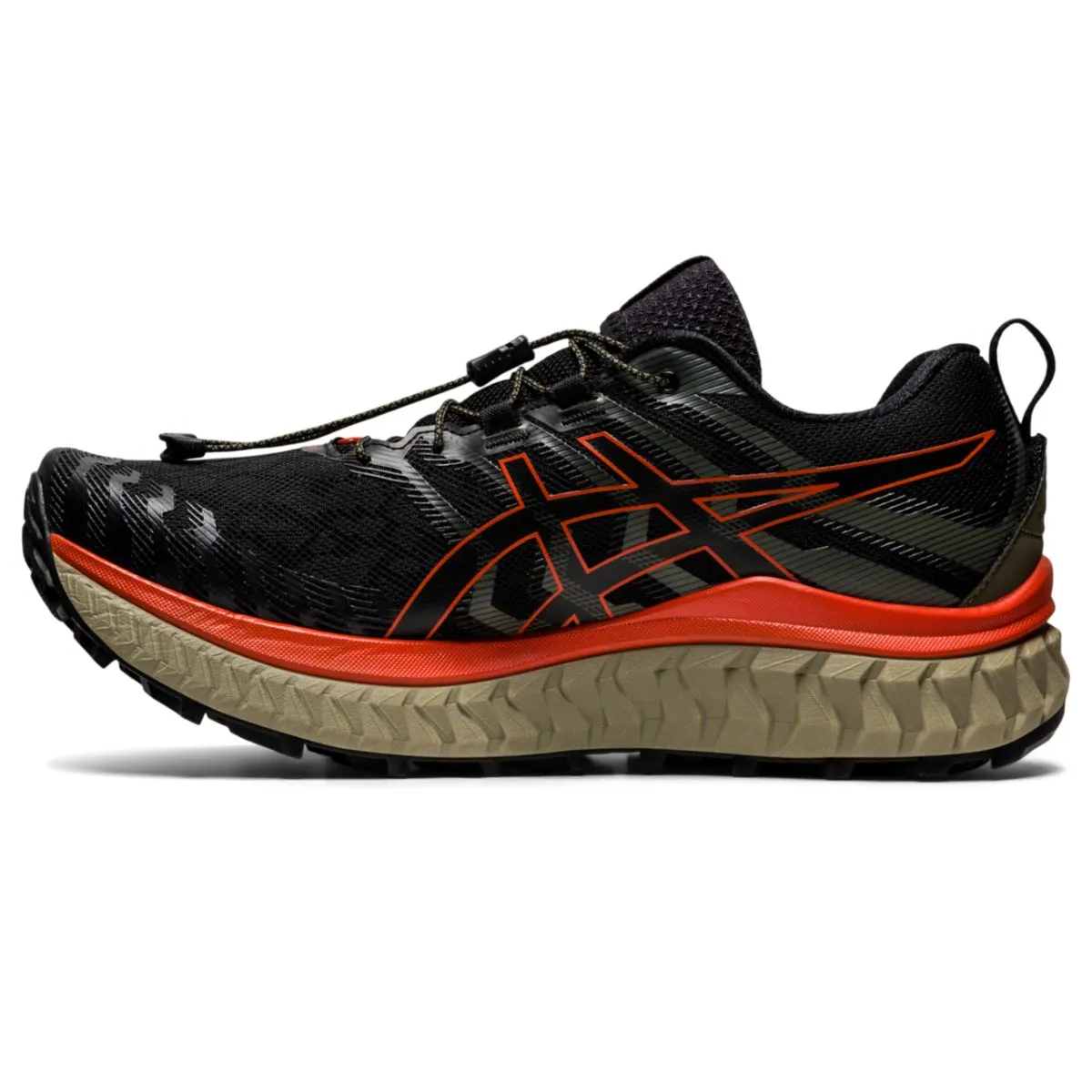 Asics Trabuco Max Men Black Cherry Tomato    