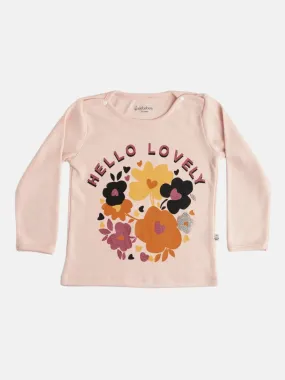 BABY GIRL LONG SLEEVE GRAPHIC TEE