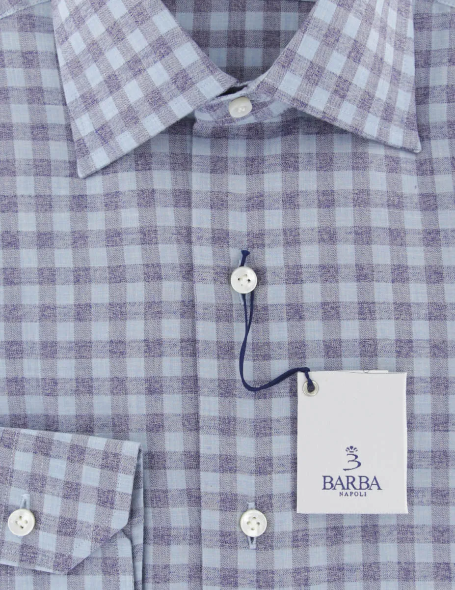 Barba Napoli Light Blue Shirt - Slim