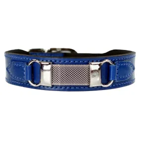 Barclay Dog Collar in Cobalt Blue