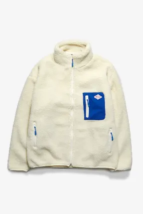 Blacksmith - Trek Pile Zip Fleece - Cream