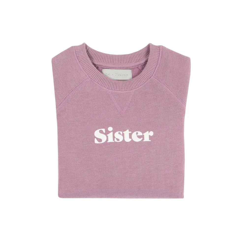 Bob & Blossom- Violet  Sister Sweatshirt