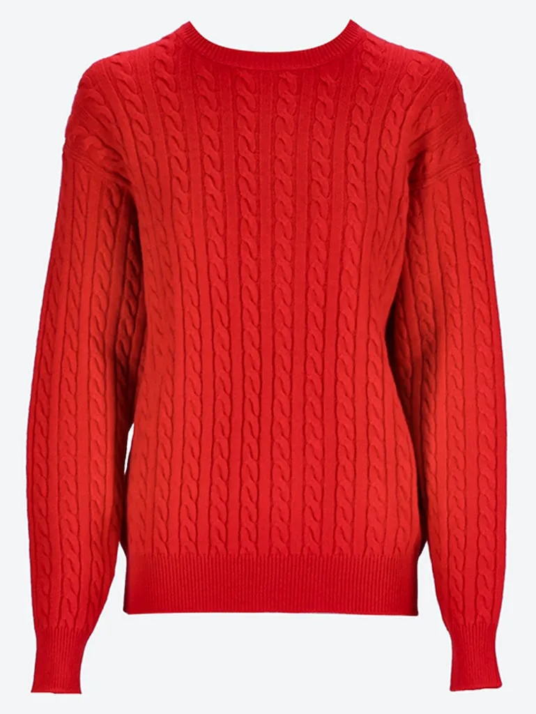 Cashmere crewneck sweater