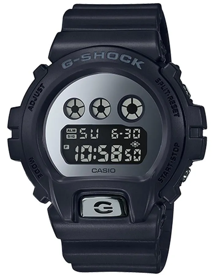 Casio G-Shock Classic Chronograph - Black - Mirror Face - 200M - Afterglow