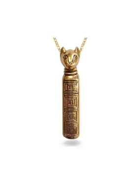 Cat Mummy Necklace by Museum Reproductions