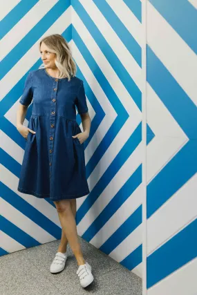 Denim Smock Dress