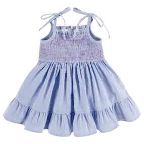 Deolinda Girls Havana Blue Sundress