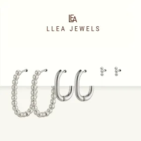 Dotted Rectangle Set 3 | Silver