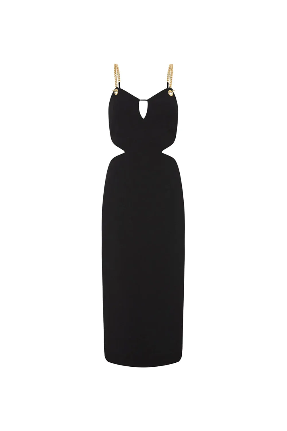 Dulce Amore Midi Dress Black