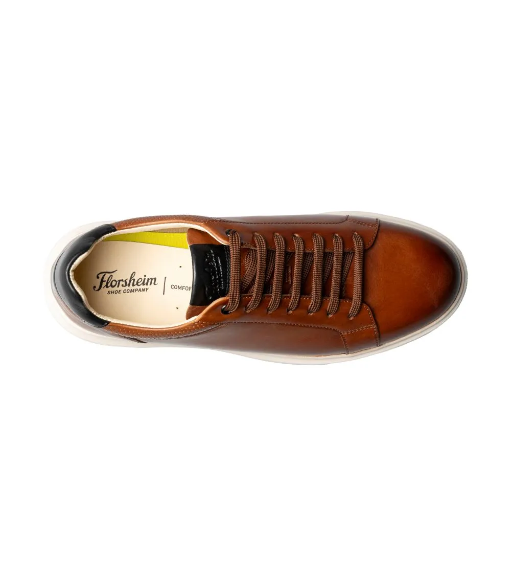 'Florsheim' Men's Social Lace To Toe Sneaker - Cognac / Multi