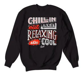 Foamposite Lava Sweater - Chillin Relaxin - Black