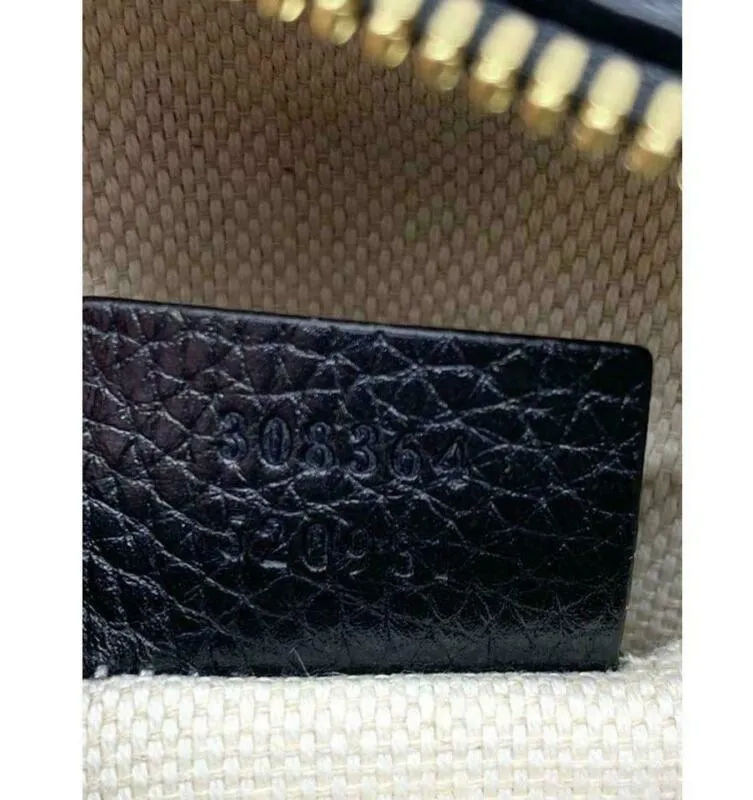 Gucci Soho Disco Black Leather Cross Body Bag