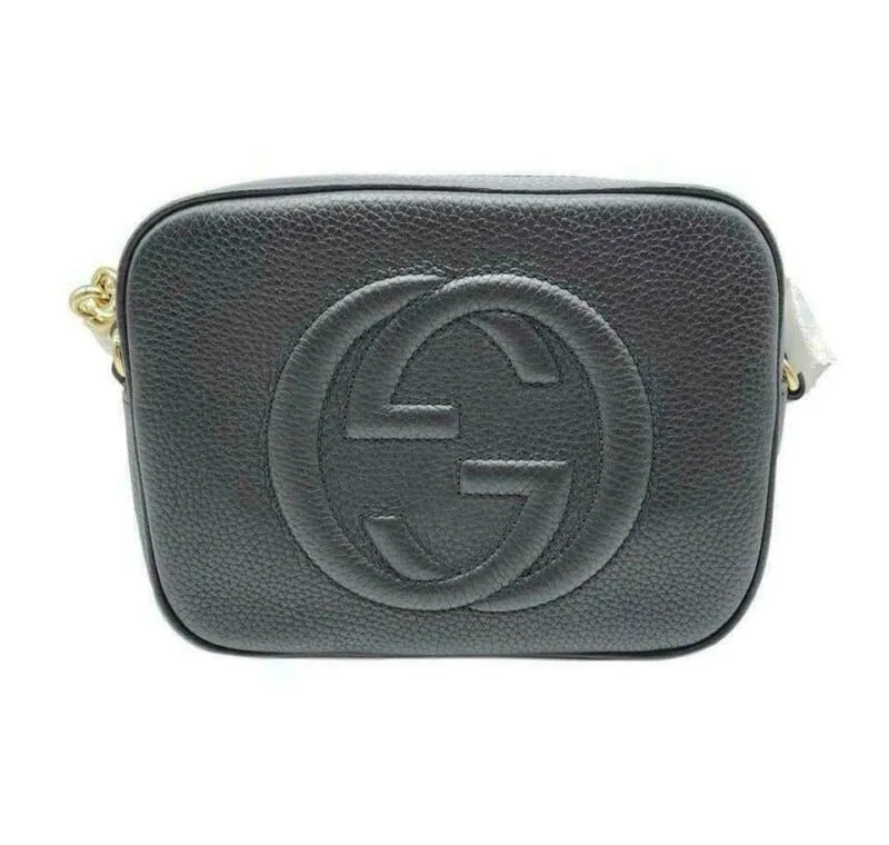 Gucci Soho Disco Black Leather Cross Body Bag