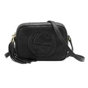 Gucci Soho Disco Black Leather Cross Body Bag