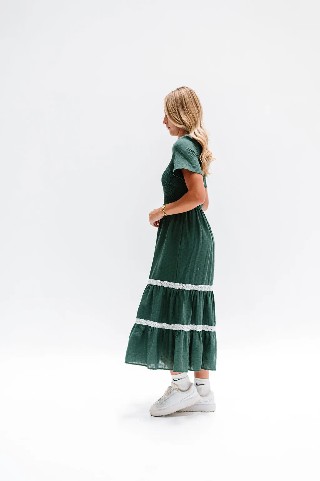 Isla Dress in Green