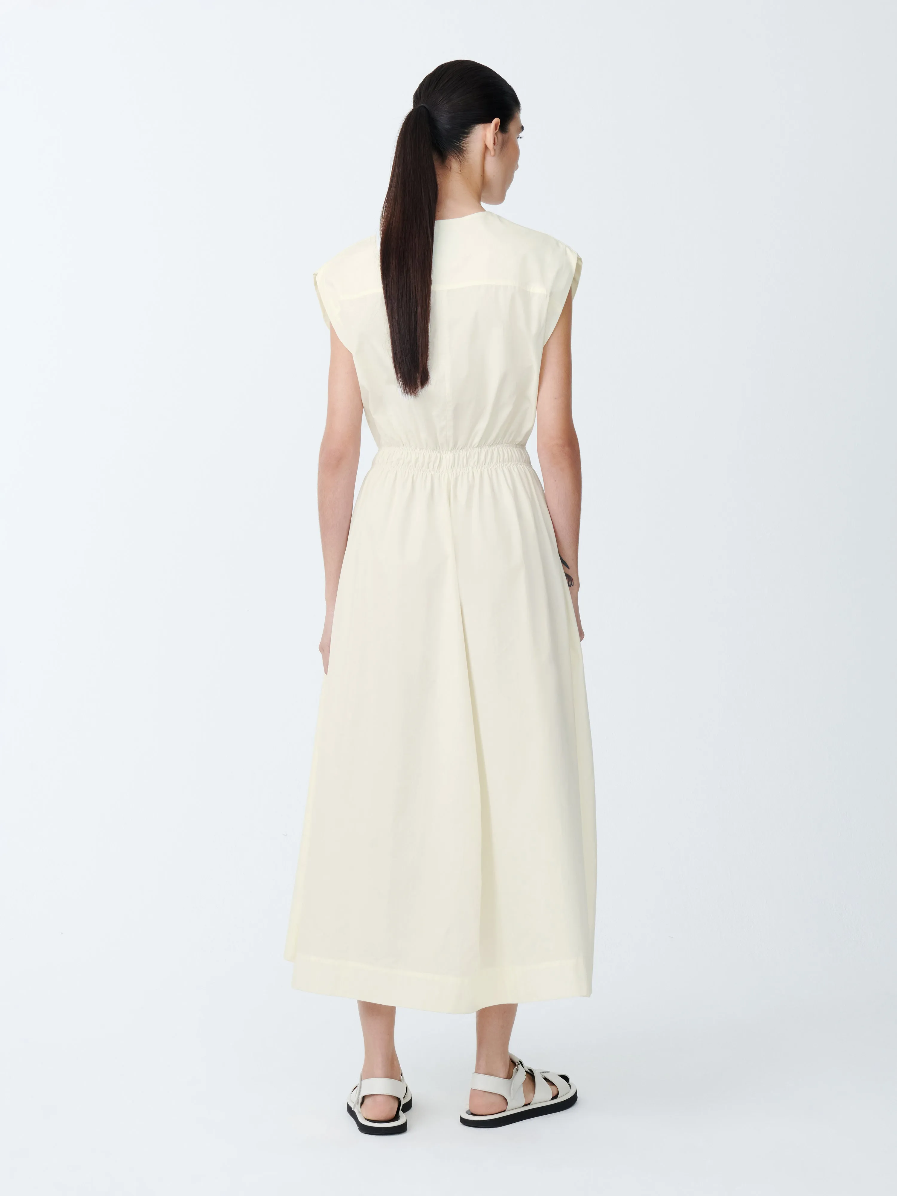 Katrine Dress in Parchment