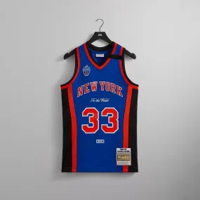 Kith and Mitchell & Ness for the New York Knicks Patrick Ewing Jersey - Knicks Blue / Knicks Orange