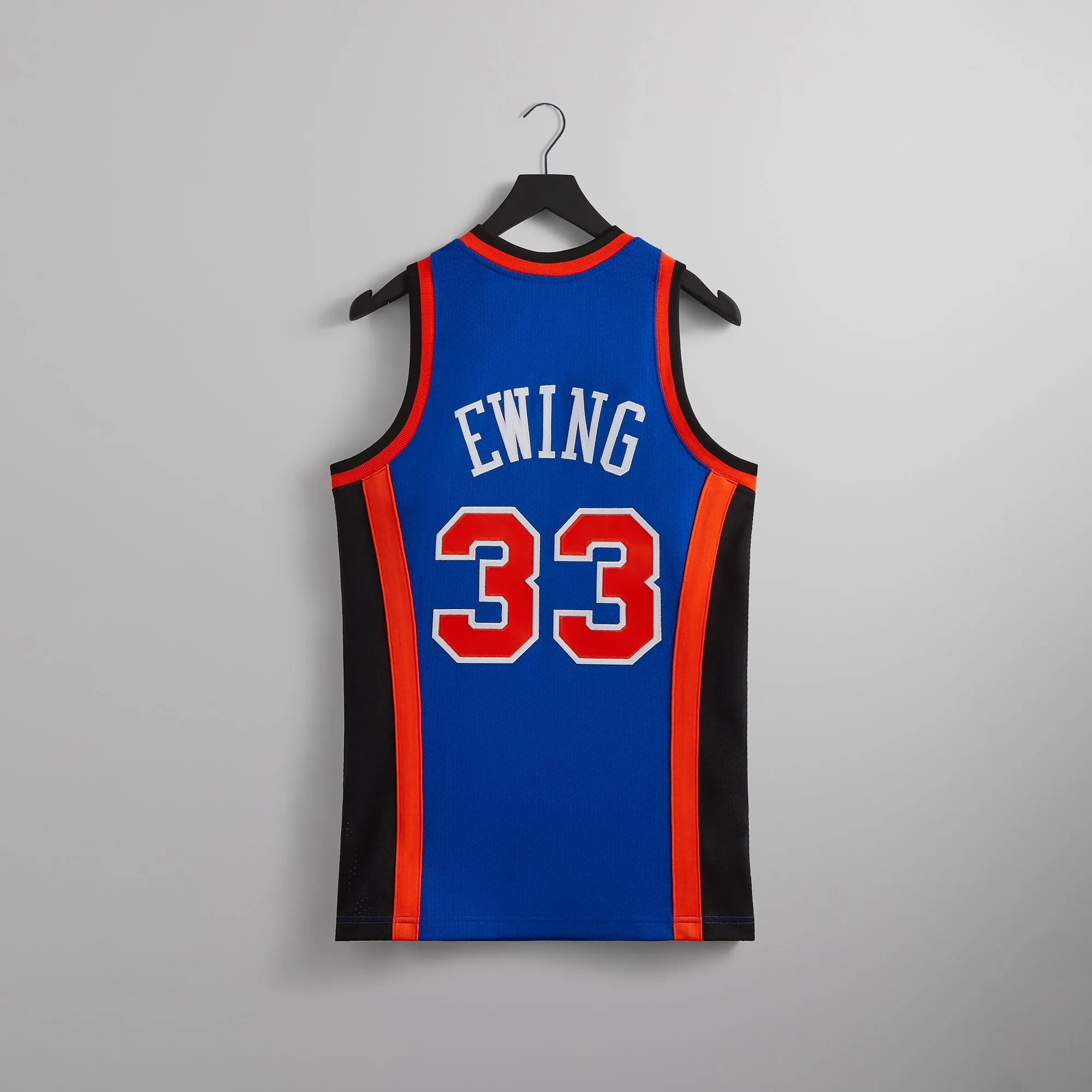 Kith and Mitchell & Ness for the New York Knicks Patrick Ewing Jersey - Knicks Blue / Knicks Orange