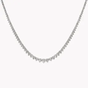 Large Graduated Diamond Necklace