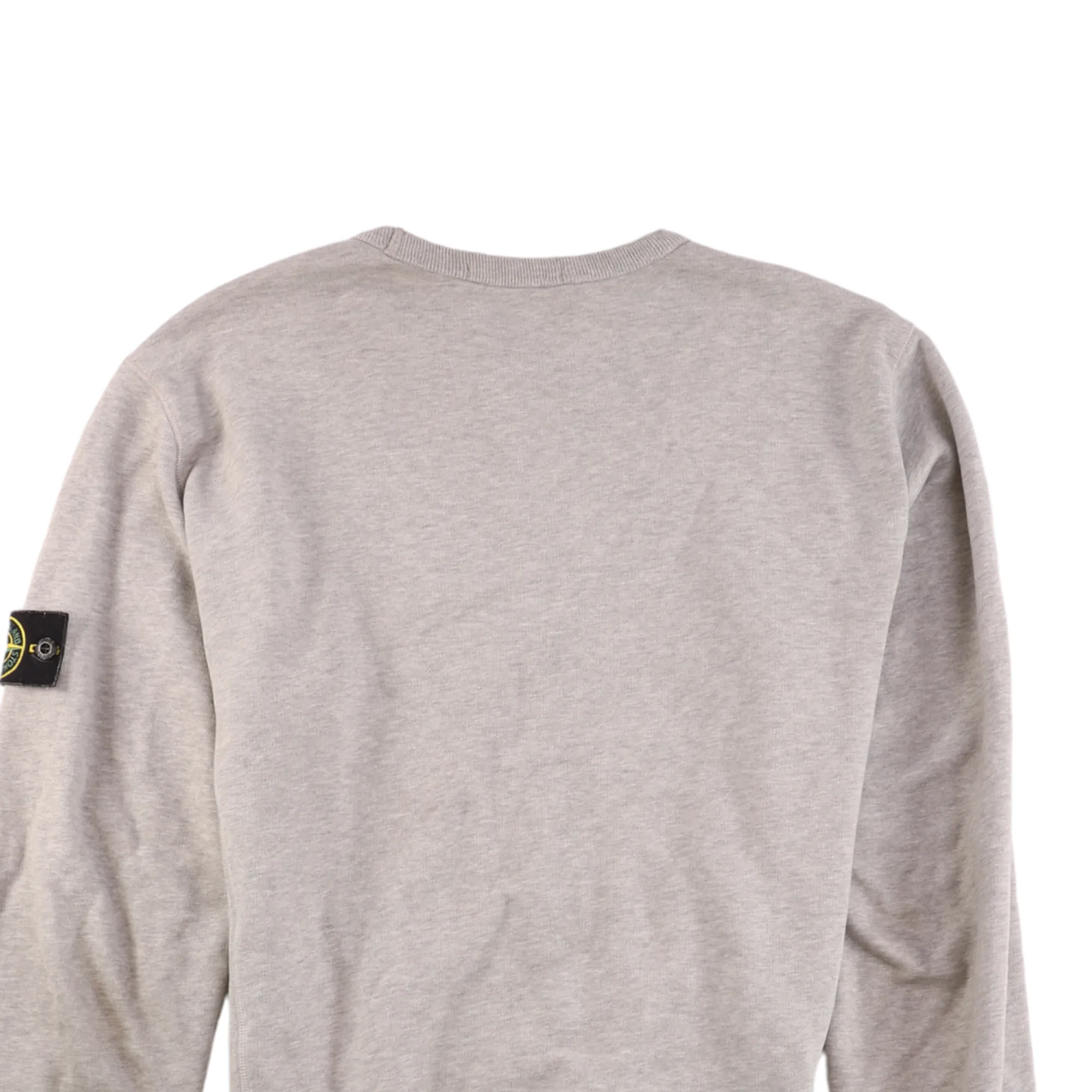 Men's Applique Logo Sweatshirt Grey Size L