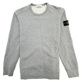 Men's Applique Logo Sweatshirt Grey Size M