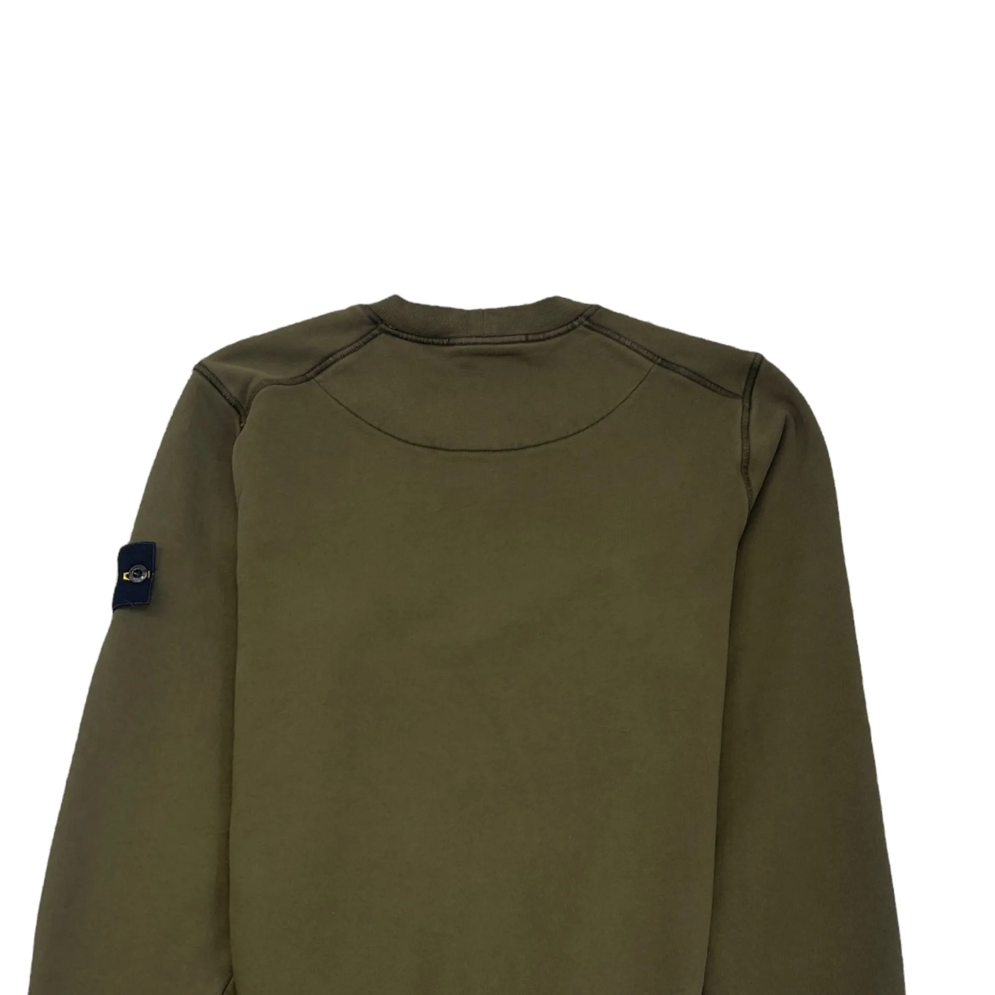 Men's Applique Logo Sweatshirt Khaki Size S