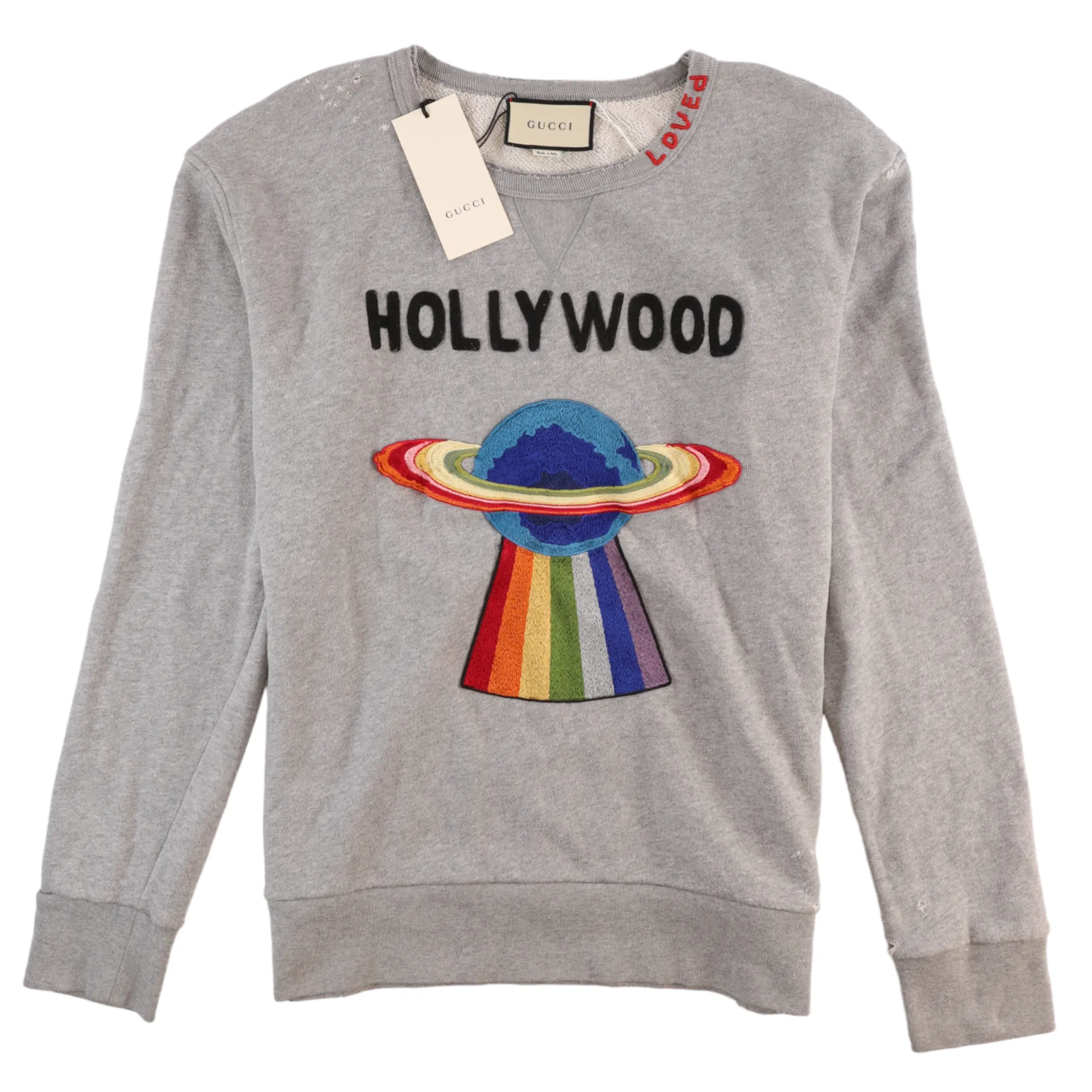 Men's Hollywood Sweatshirt Grey Size L