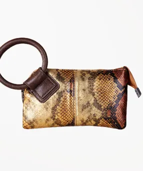 Montana West Snake-Skin Wristlet