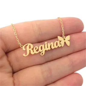 Name Necklace For Women - Personalized Name Necklace- Gifts For Her