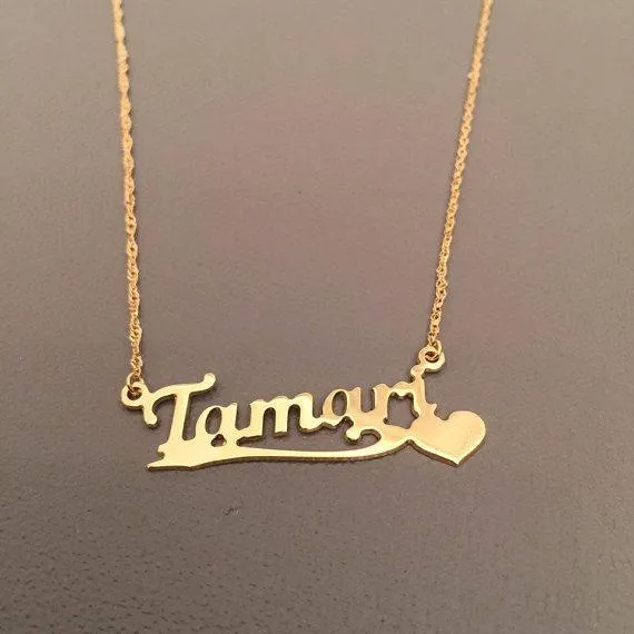 Name Necklace For Women - Personalized Name Necklace- Gifts For Her