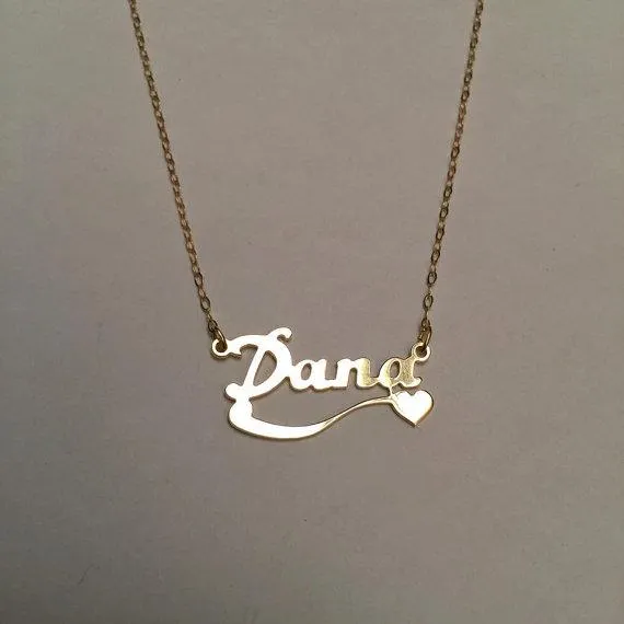 Name Necklace For Women - Personalized Name Necklace- Gifts For Her