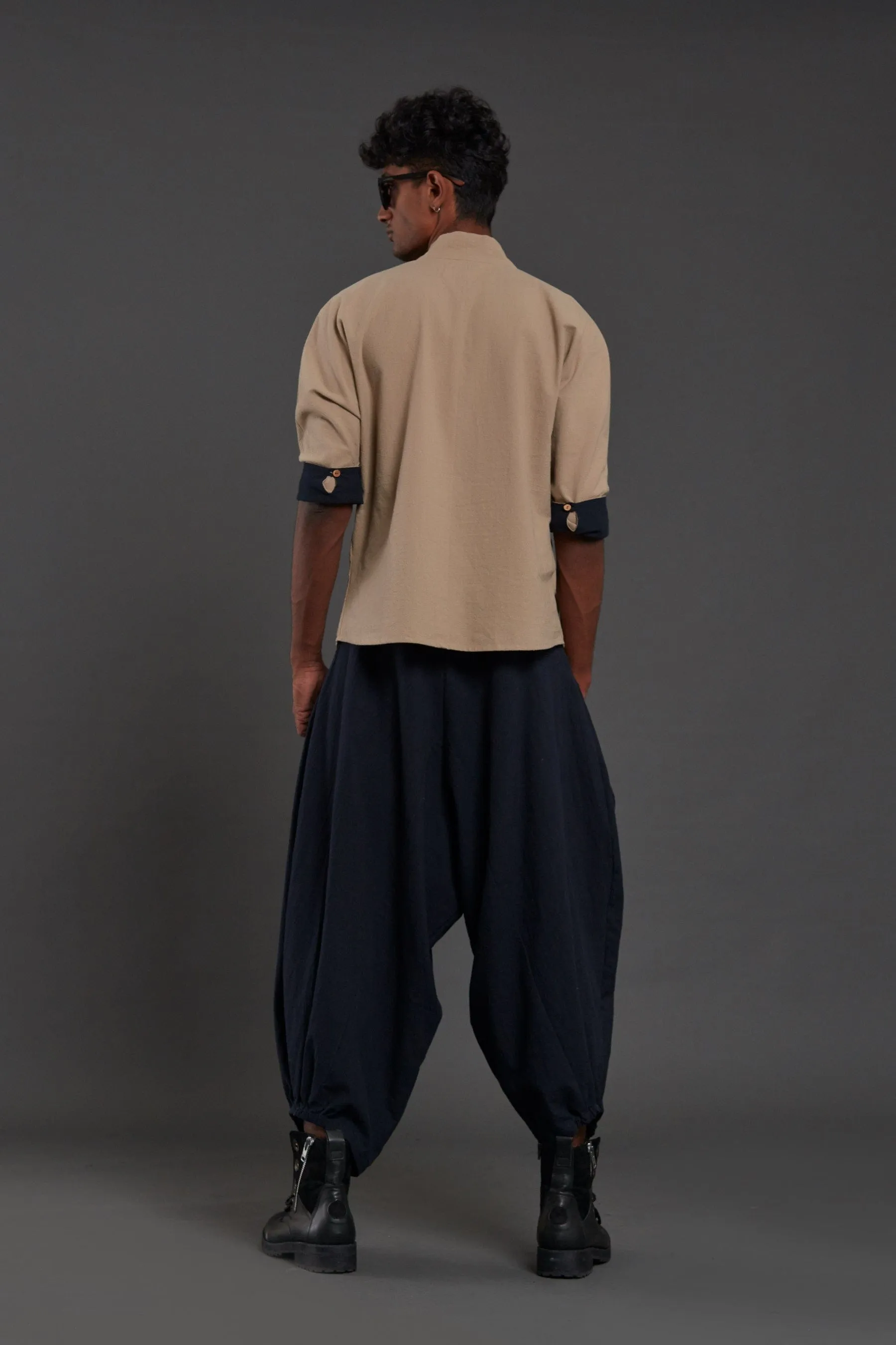 Navy Blue Baggy Pants