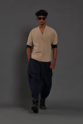 Navy Blue Baggy Pants