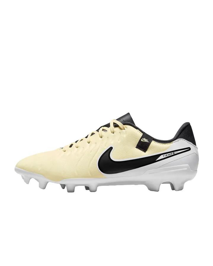 Nike men's football boot Legend 10 Academy FG/MG DV4337-700 lemonade-black-gold