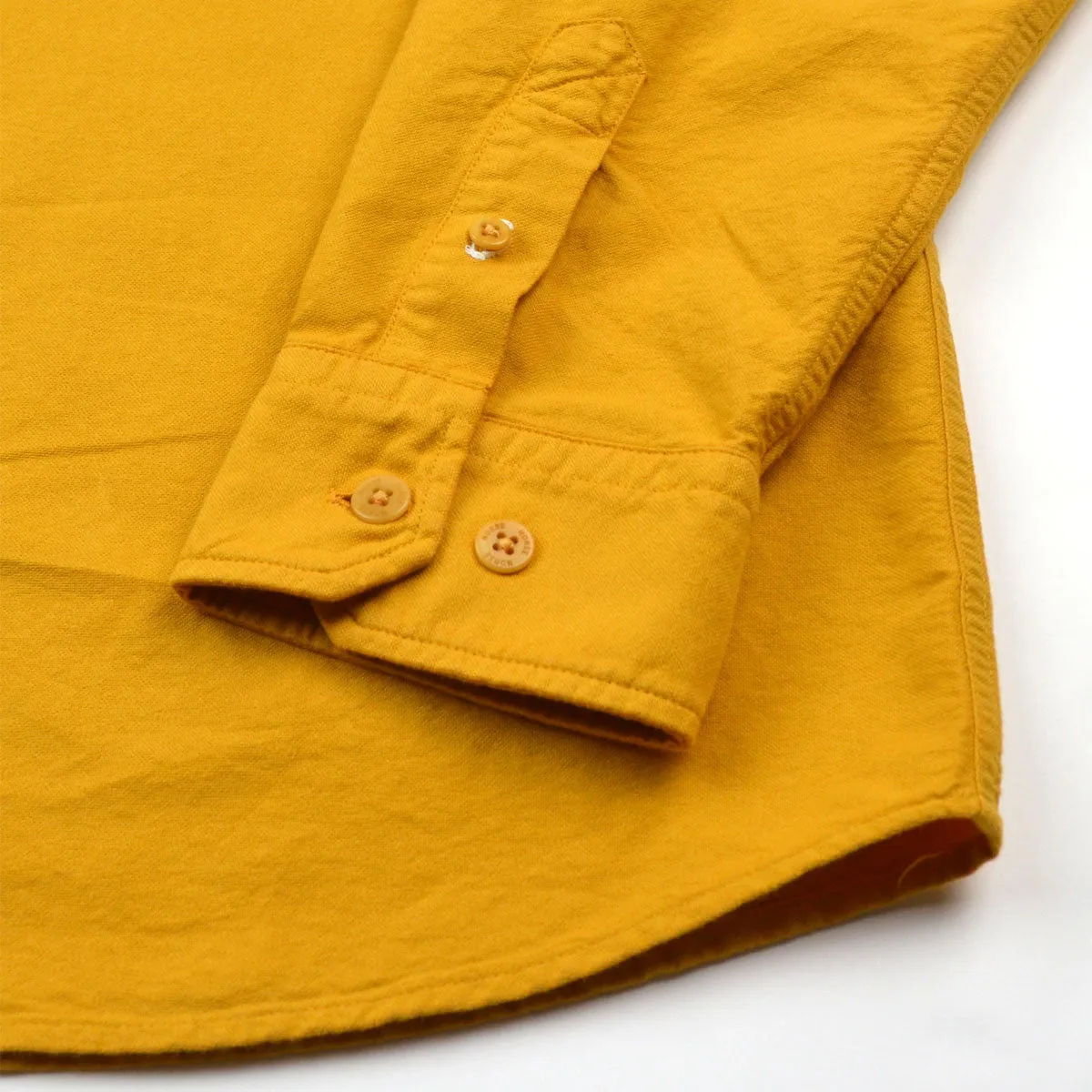 Norse Projects - Anton Oxford Overdyed Shirt - Mustard Yellow