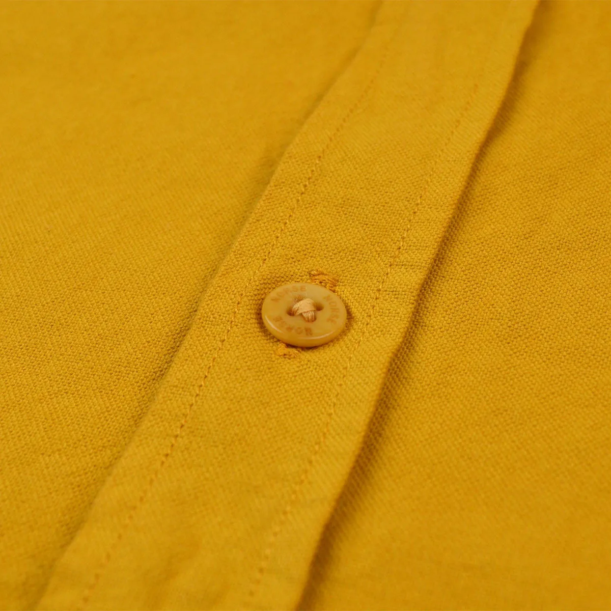 Norse Projects - Anton Oxford Overdyed Shirt - Mustard Yellow