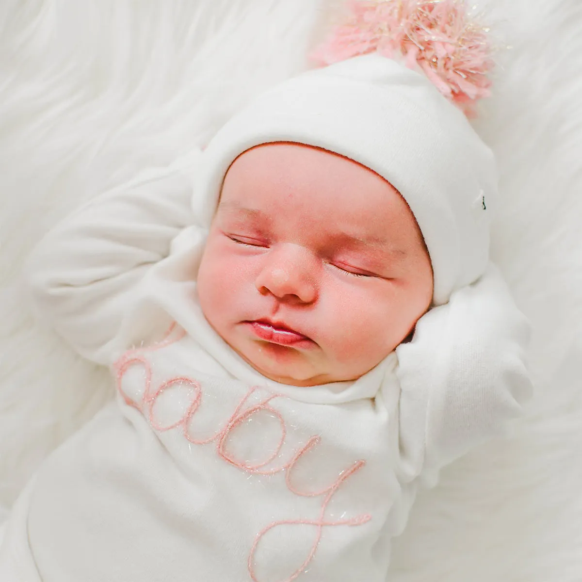 oh baby! Two Piece Set - Baby in Blush Pink - Cream