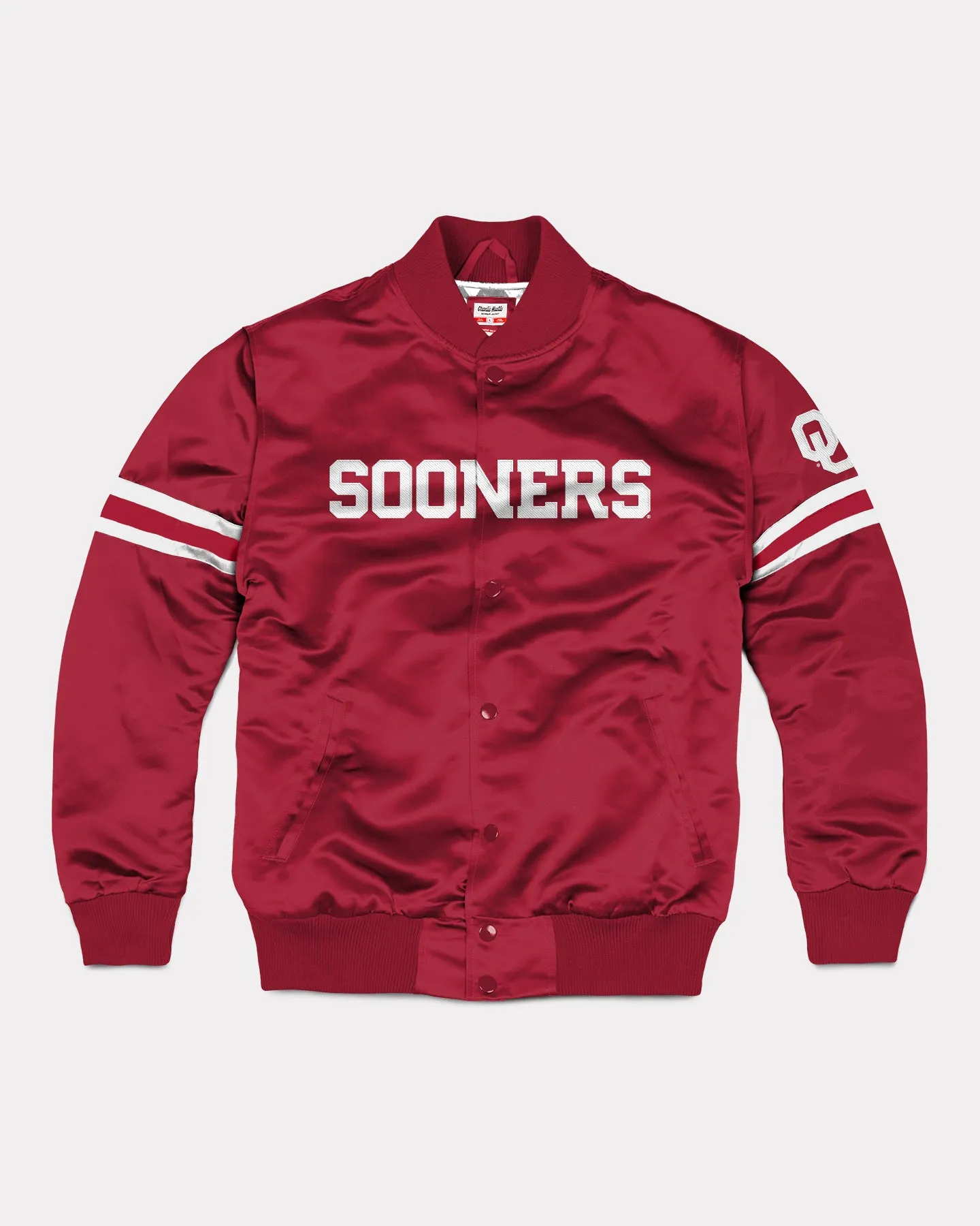 Oklahoma Sooners Crimson Bomber Jacket