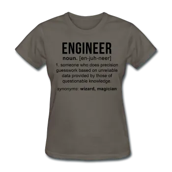 "Engineer" (black) - Women's T-Shirt