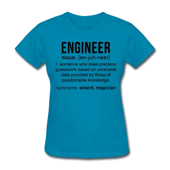 "Engineer" (black) - Women's T-Shirt