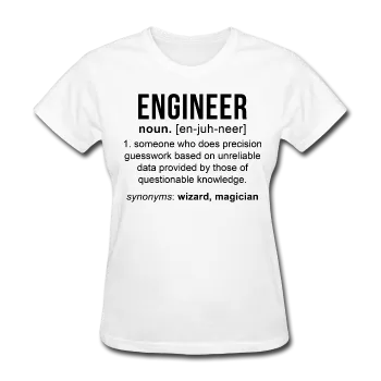 "Engineer" (black) - Women's T-Shirt